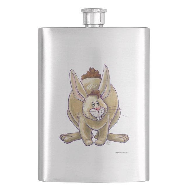 Cute Rabbit Animal Parade Flask (Front)