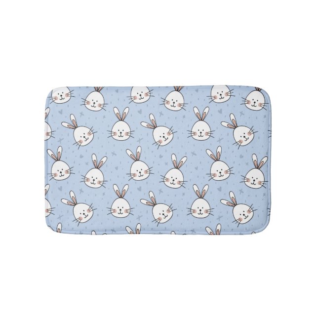 Cute Rabbit Bath Mat (Front)