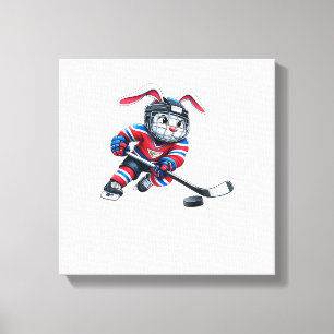 Cute Rabbit Boys Kids Men T-Shirt Canvas Print