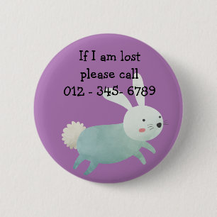 Cute rabbit, Child Emergency Contact Button