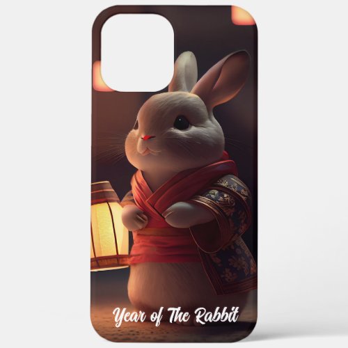 Cute Rabbit Chinese Robe iPhone 12 Pro Max Cases