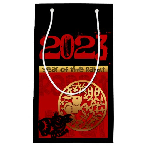 Cute Rabbit Chinese Year 2023 Zodiac Birthday SGB Small Gift Bag