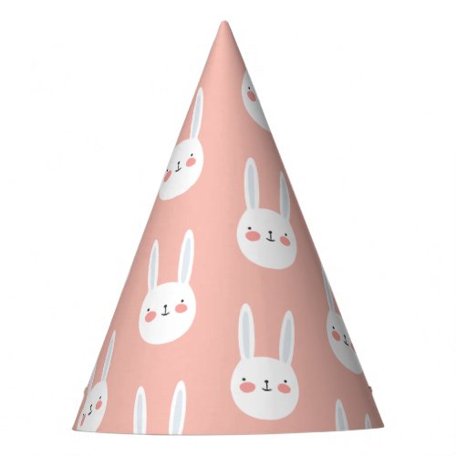 Cute Rabbit  colorful Birthday Party Hat