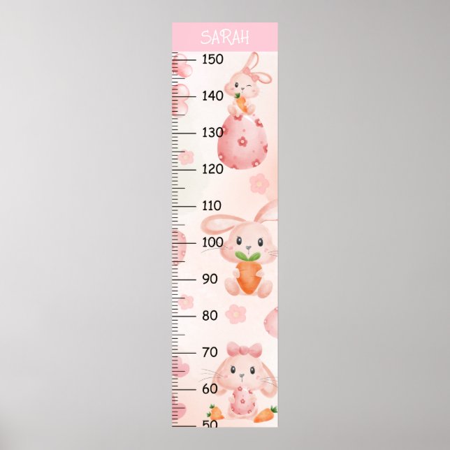 Cute Rabbit Growth Charts (Front)
