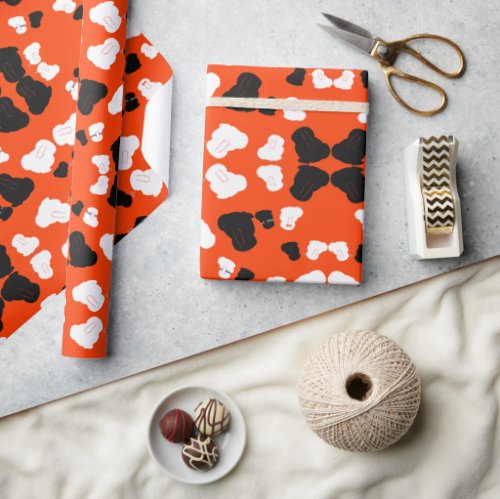 Cute rabbit Halloween gift wrapping paper