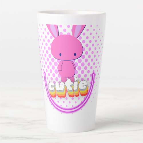 Cute Rabbit Latte Mug