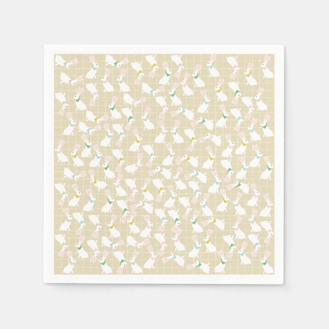 Cute Rabbit Paper Napkins (Front)