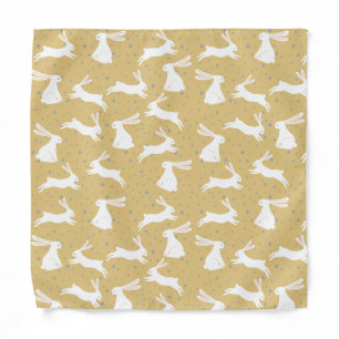 Cute Rabbit Pattern Design Cloth Napkin Bandana