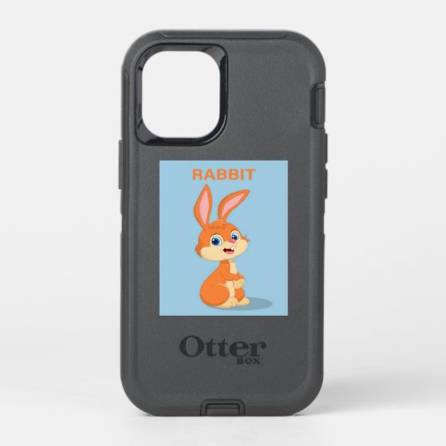 Cute Rabbit Phonecase Ipadcase  Couple Lovers OtterBox Defender iPhone 12 Mini Case