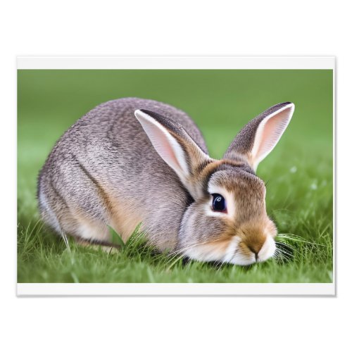 Cute Rabbit Photo Print
