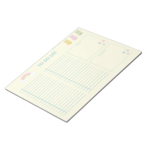 Cute rabbit planner to do list notepad