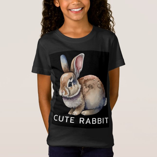 Cute rabbit T-Shirt (Front)