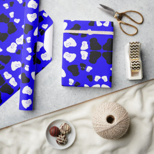 Cute rabbit winter solstice gift holiday wrapping paper