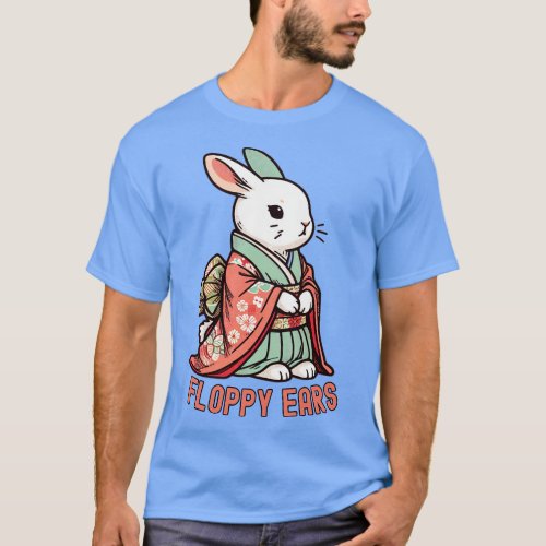 Cute rabbit wit kimono T_Shirt