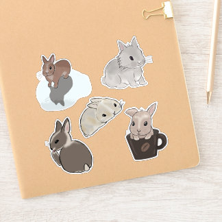 Cute Rabbits Collection 4 Sticker