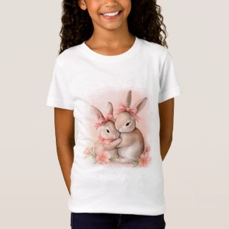 Cute Rabbits Hugging T-Shirt
