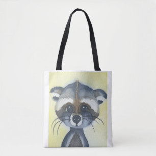 Cute Raccoon Baby Animal Tote Bag