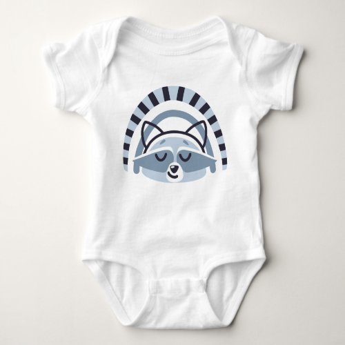 Cute Raccoon Baby Bodysuit Sleeper