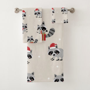 Cute Raccoon Bathroom Accessories Zazzle