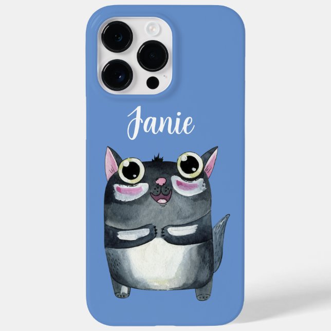 Cute Raccoon Custom  Case-Mate iPhone Case (Back)