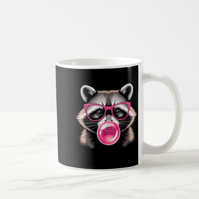Cute Raccoon Design For Men Women Kids Racoon Racc Coffee Mug (Right)