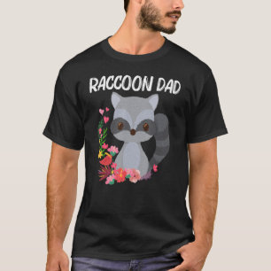 Cute Raccoon For Dad Men Raccoon Trash Panda Anima T-Shirt