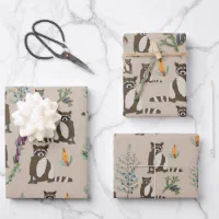 Woodland Animals, Wrapping Paper Sheets