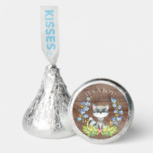 Cute Raccoon It a Boy Hersheys Kisses