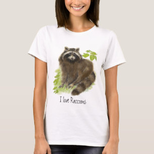 Cute Raccoon Nature T-Shirt