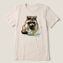 Cute Raccoon Navigation Map