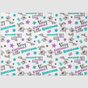 Cute Raccoon Pattern Tissue Paper