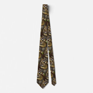 Cute Raccoon Seamless pattern Case-Mate iPhone Cas Neck Tie