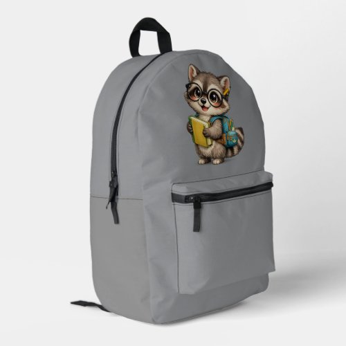 Cute Raccoon Student Backpack | Back to School