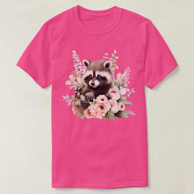 Cute raccoon T-Shirt (Design Front)