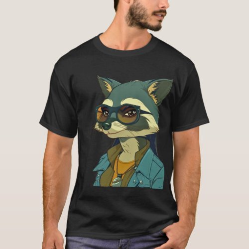 Cute Raccoon T_Shirts