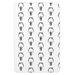 Cute Raccoon Tails Pattern Vintage Raccoon Art Magnet