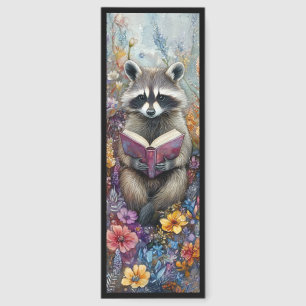 Cute Raccoon With Book Bookmarks