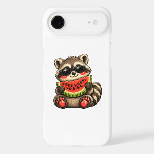 Cute Raccoon with Watermelon iPhone 17 Air Case