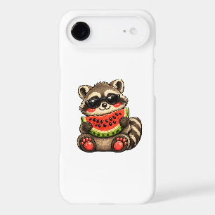 Cute Raccoon with Watermelon iPhone 17 Air Case