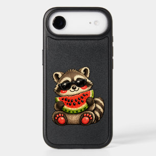 Cute Raccoon with Watermelon iPhone 17 Air Case