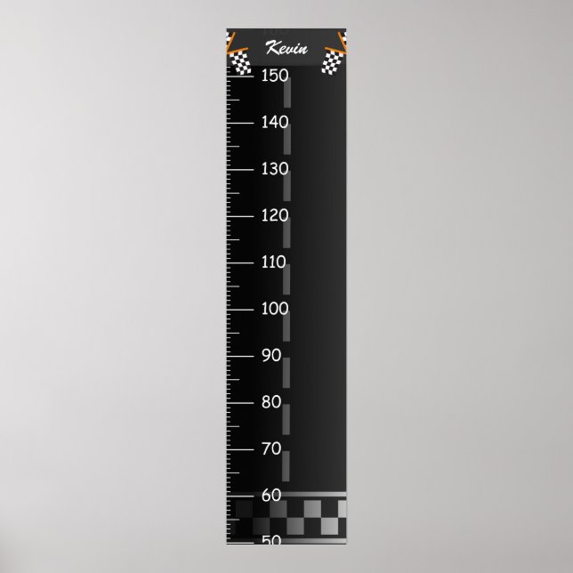 Cute Racing Circuit Growth Chart (Front)