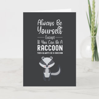 Cute Racoon Cards Funny Animal Humor Joke