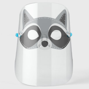 Cute Racoon Face Shield