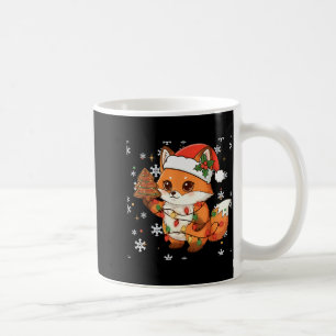 Cute Racoon Lights Tree Cake Funny Xmas Merry Chri Coffee Mug
