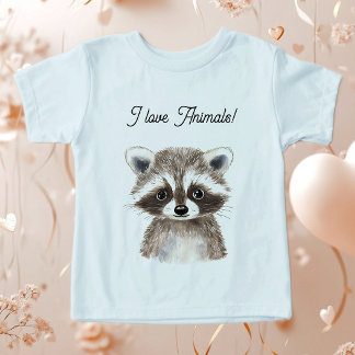 Cute Racoon Toddler T-shirt
