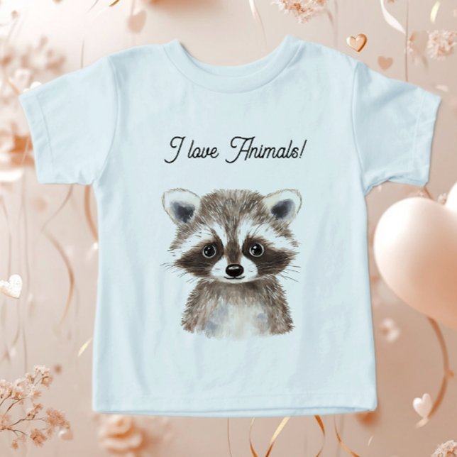 Cute Racoon Toddler T-shirt (Creator Uploaded)
