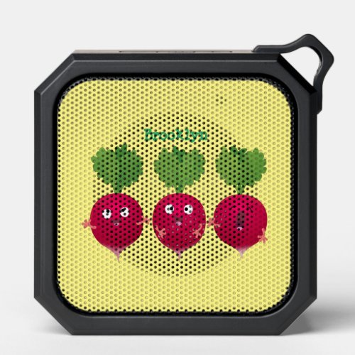 Cute radishes singing trio cartoon vegetables bluetooth speaker