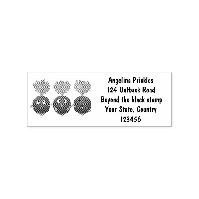 Cute radishes singing trio cartoon vegetables rubber stamp (Imprint)