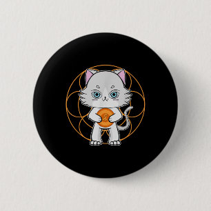 Cute Ragdoll Cat Anime Feline Leukemia Awareness M Button