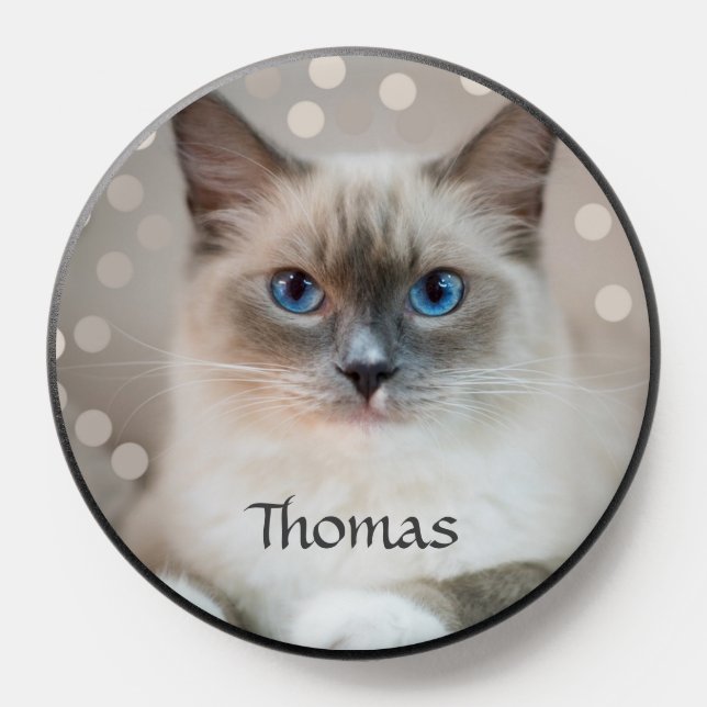 Cute Ragdoll Cat PopSocket (Popsocket)